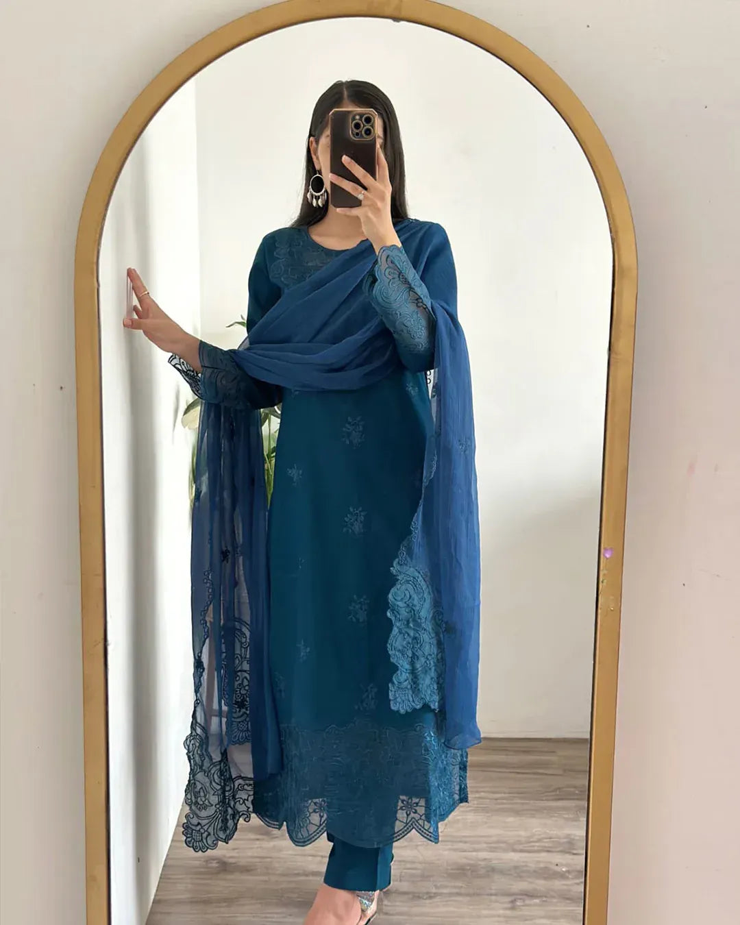 Mystic Glaze - 3 Piece Embroidered Lawn Cotton Suit