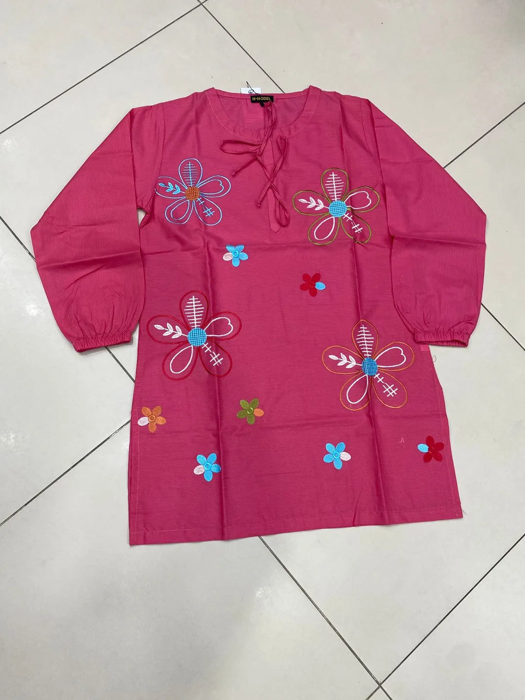 1 Pc Women's Stitched Lawn Embroidered Shirt