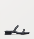Women Slipper Heels-BLACK
