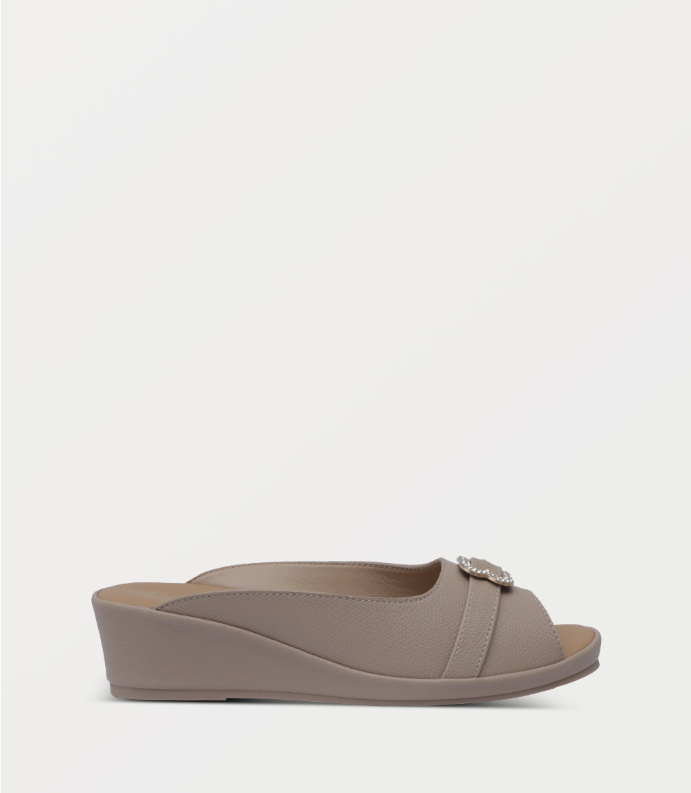Women Comfort Slipper-KHAKI