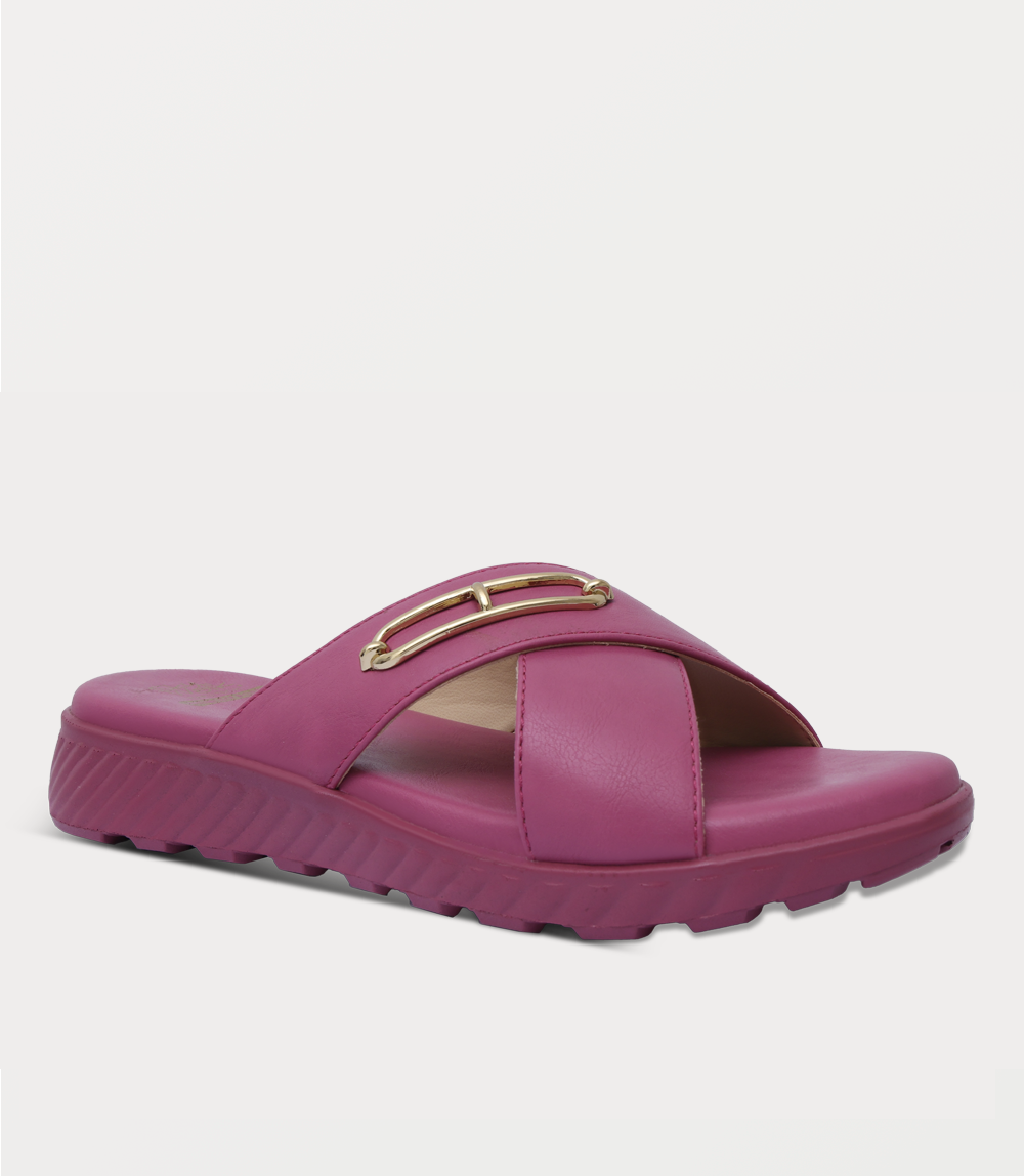 Women Comfort Slipper-MAGENTA