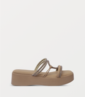Women Platform Slipper-BEIGE