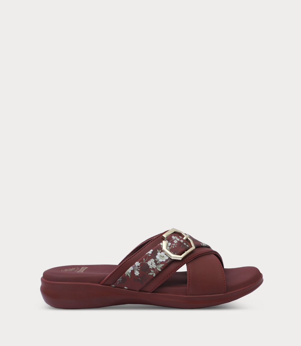Women Comfort Slipper-MAROON