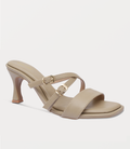 Women Slipper Heels-BEIGE