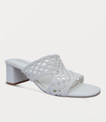Women Slipper Heels-WHITE