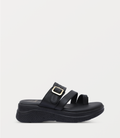 Women Comfort Chappal-BLACK