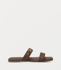 Women Slipper-DARK BROWN