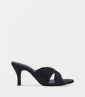 Women Slipper Heels-BLACK