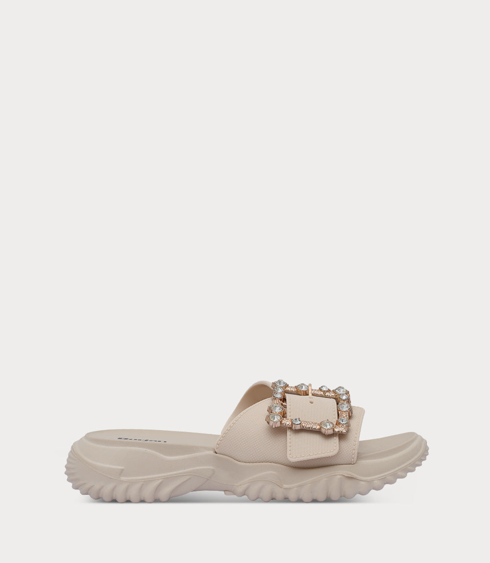 Women Comfort Slipper-BEIGE