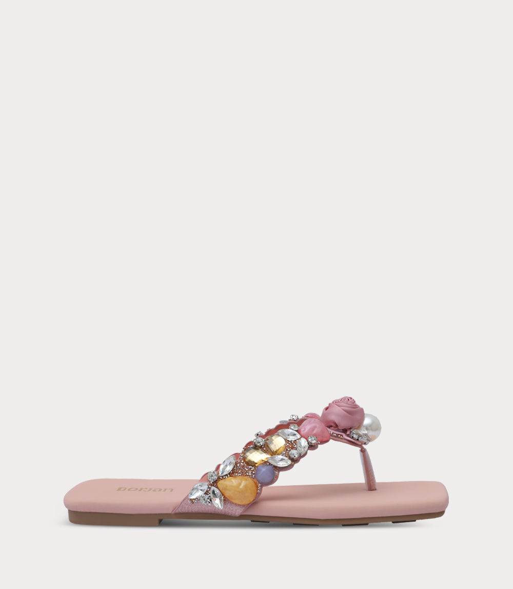 Women Chappal-TEA PINK