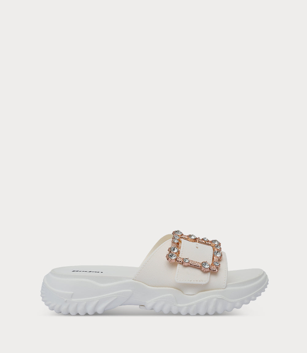 Women Comfort Slipper-IVORY