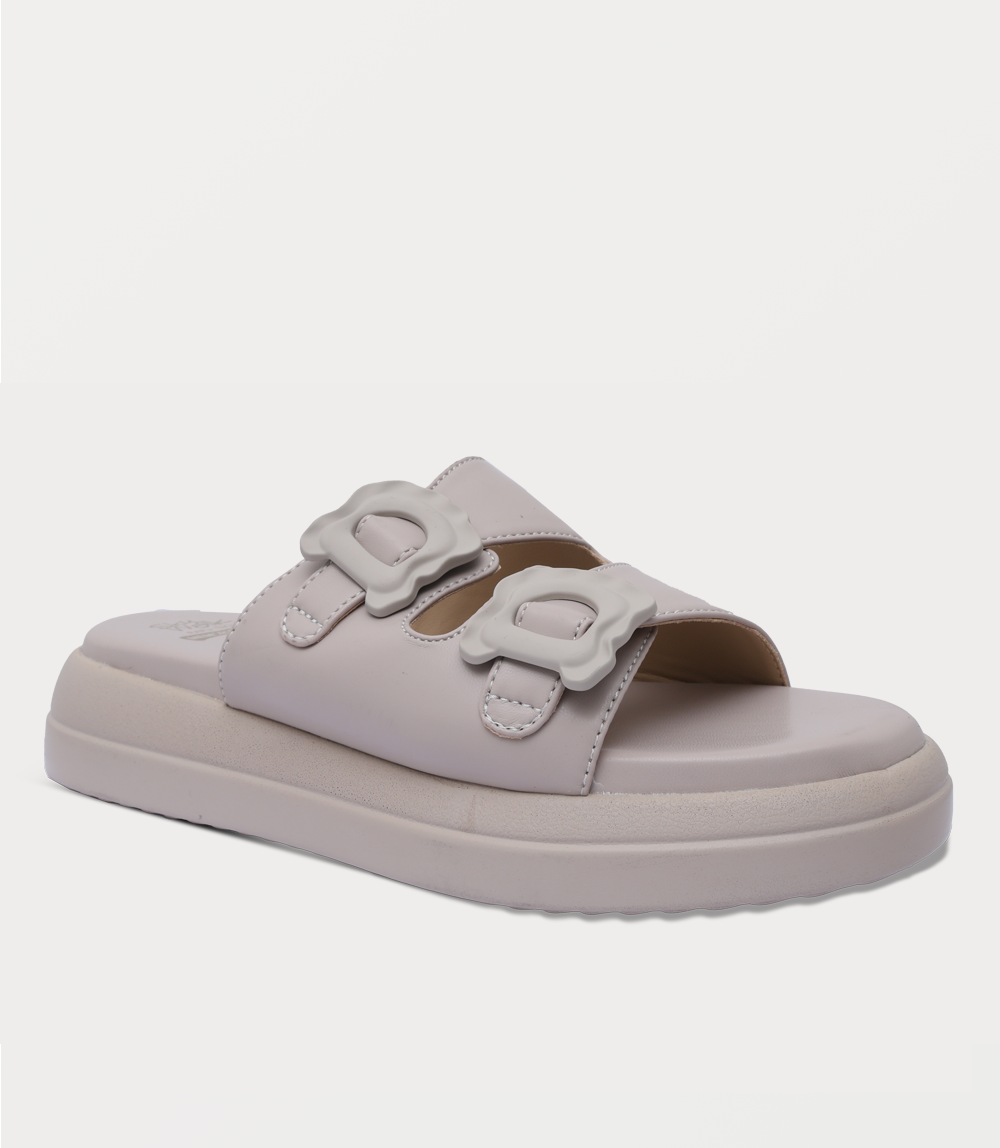 Women Comfort Slipper-KHAKI