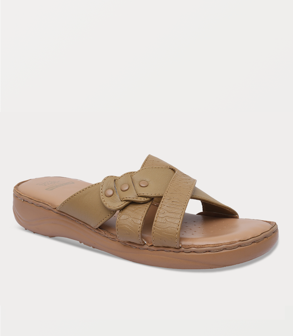 Women Comfort Slipper-MUSTARD