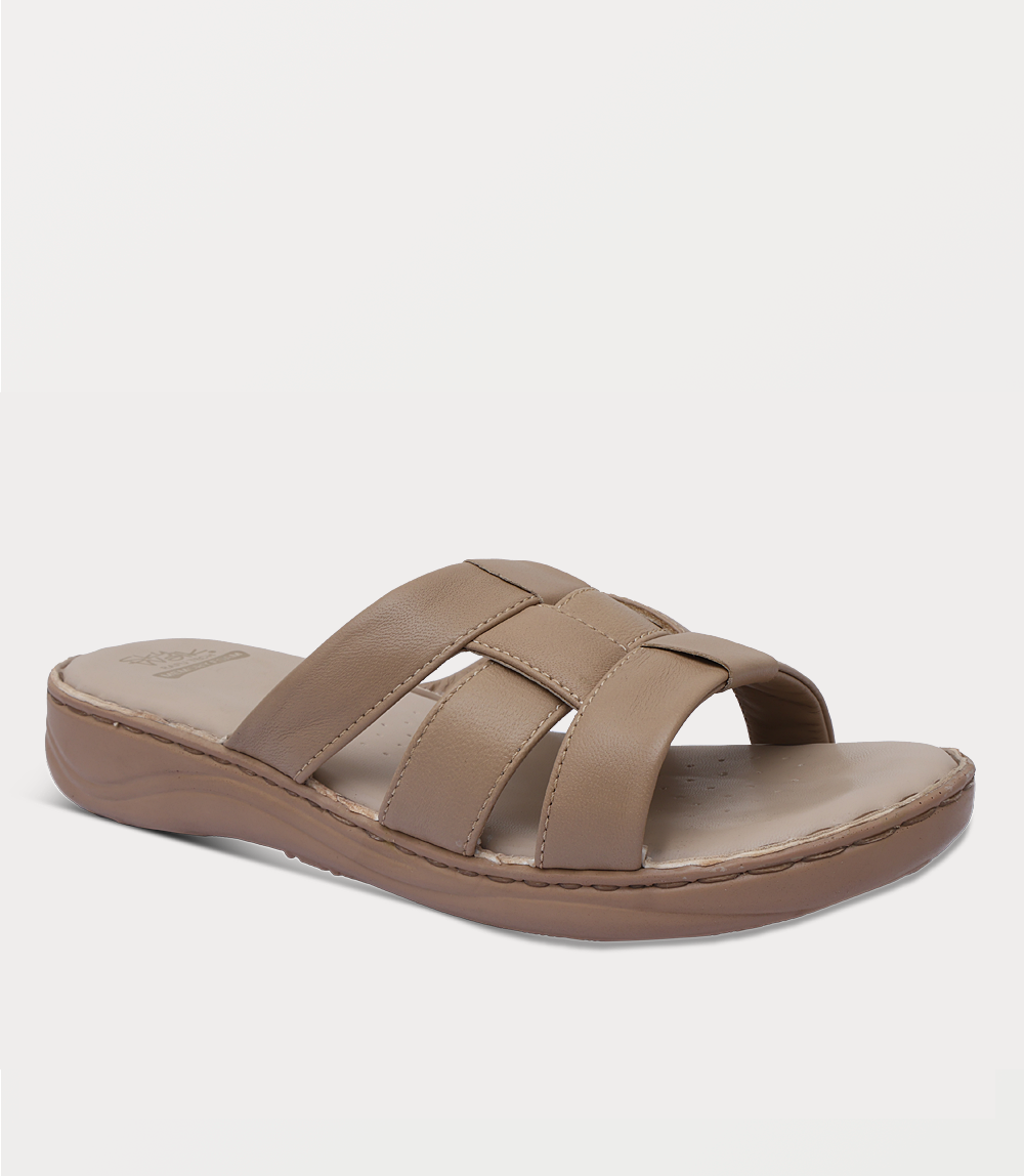 Women Comfort Slipper-BEIGE