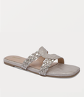 Women Slipper-BEIGE/GOLD