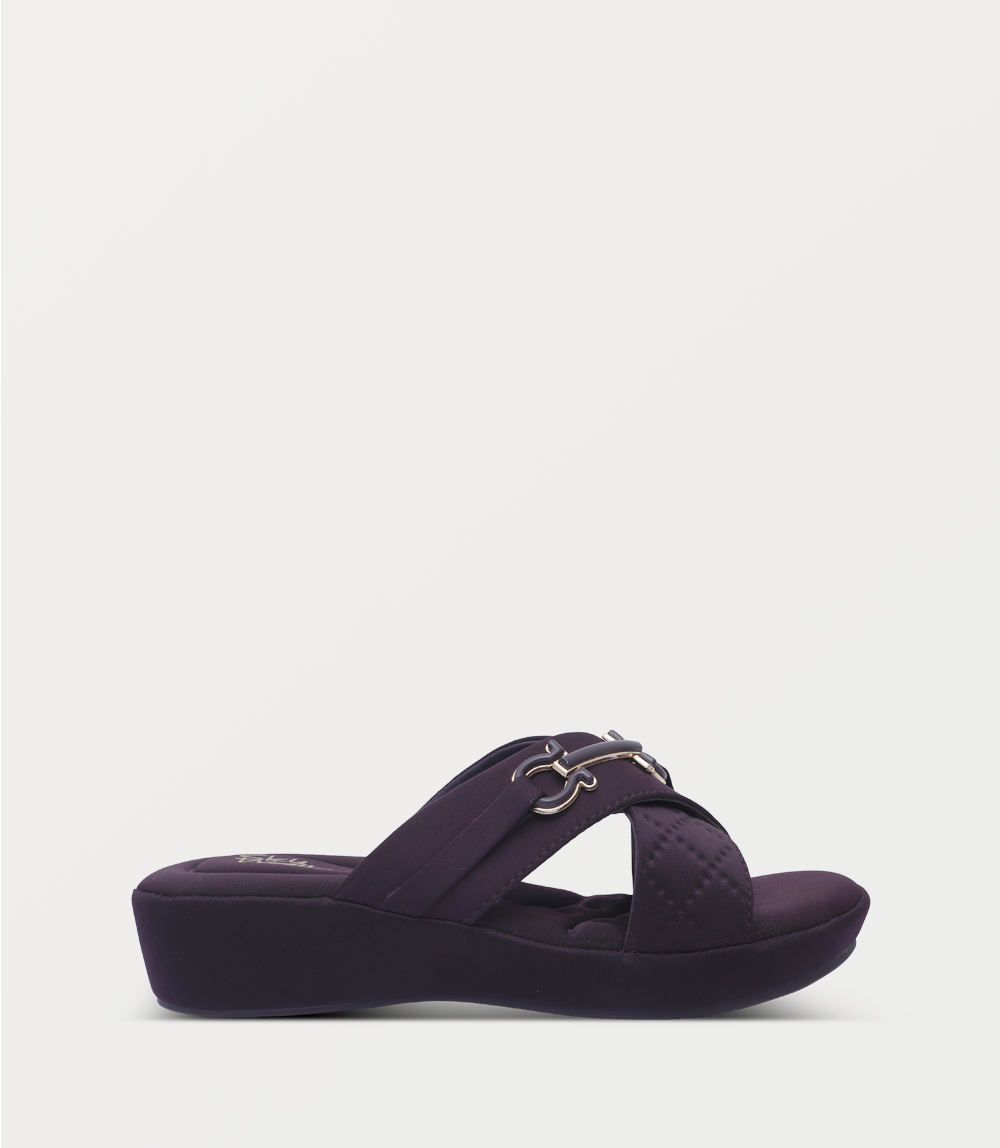Women Comfort Slipper-PLUM