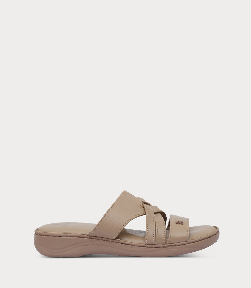 Women Comfort Slipper-BEIGE