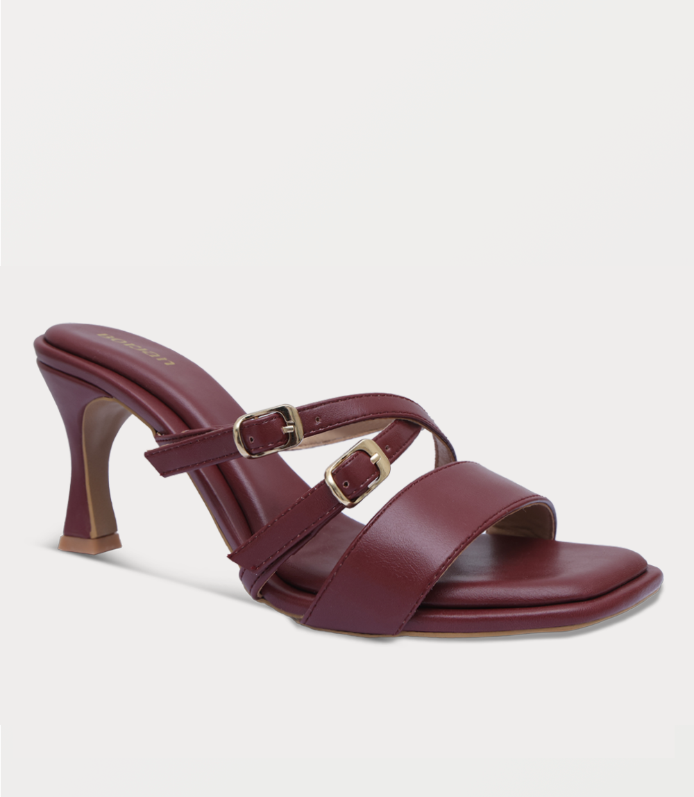 Women Slipper Heels-MAROON