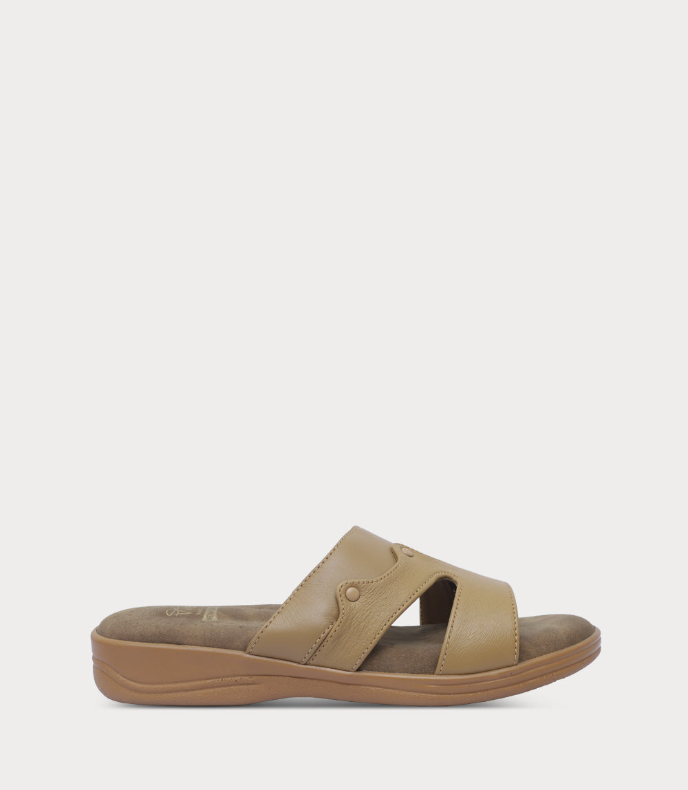 Women Comfort Slipper-MUSTARD