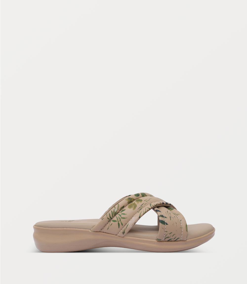 Women Comfort Slipper-BEIGE