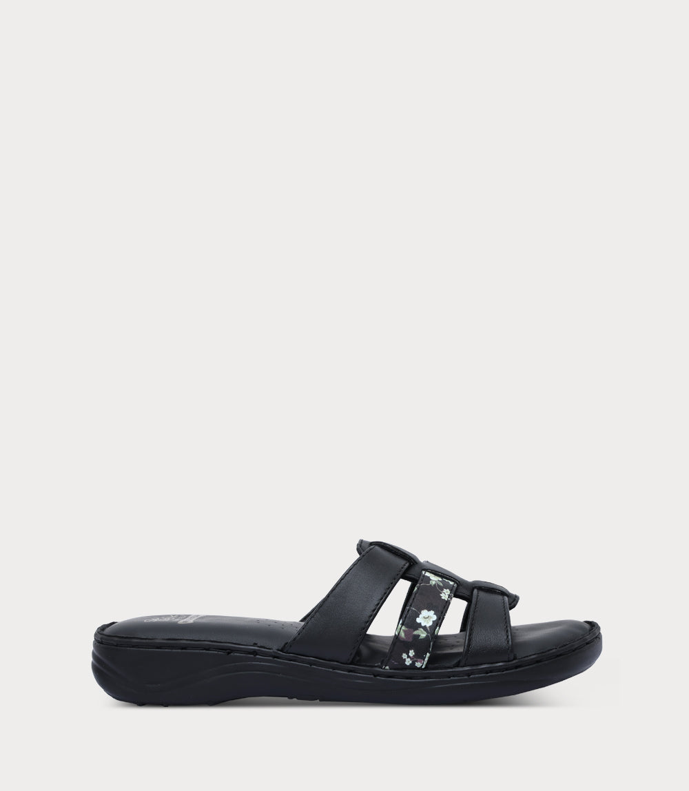 Women Comfort Slipper-BLACK