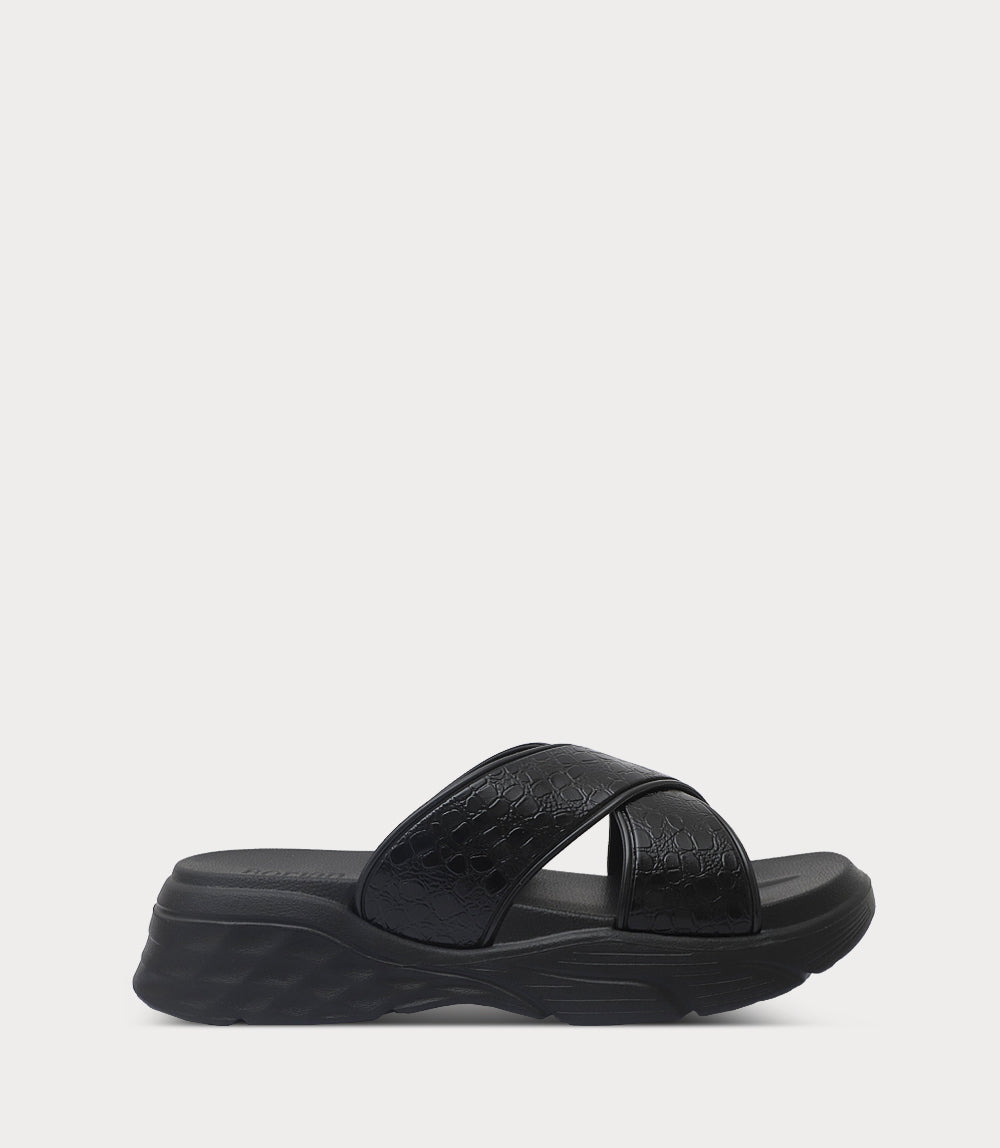 Women Comfort Slipper-BLACK