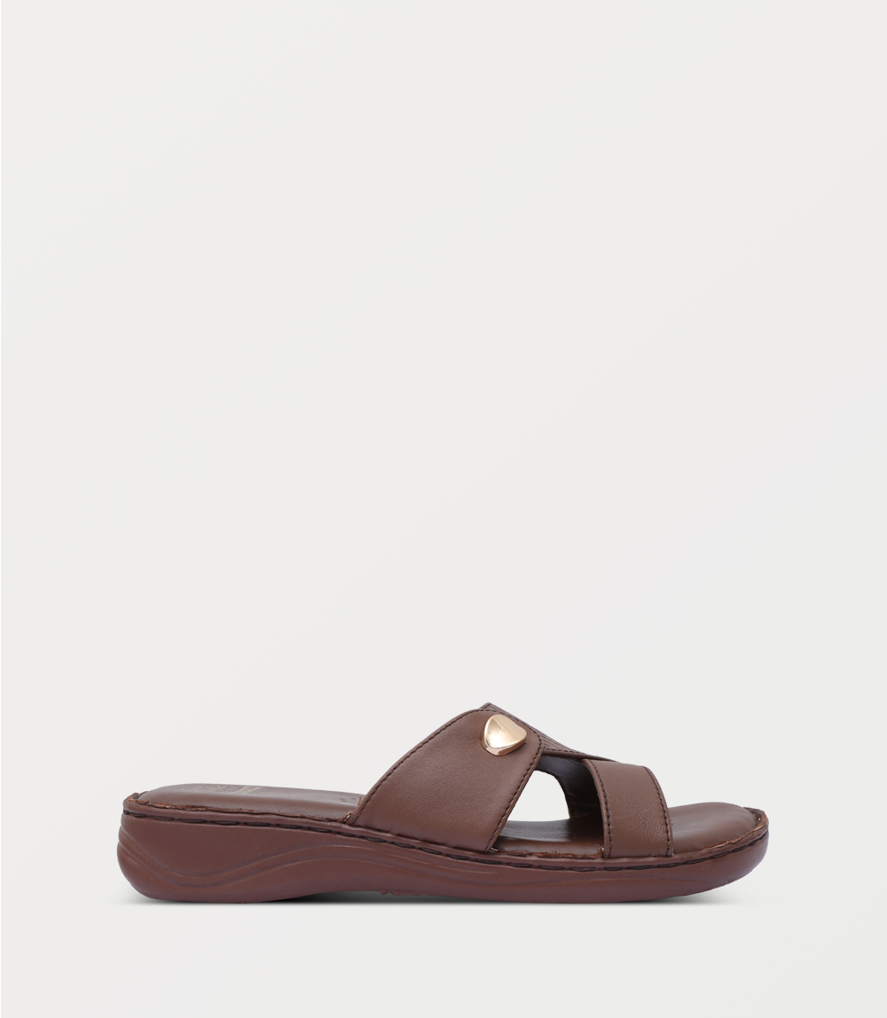 Women Comfort Slipper-BROWN