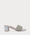 Women Slipper Heels-WHITE