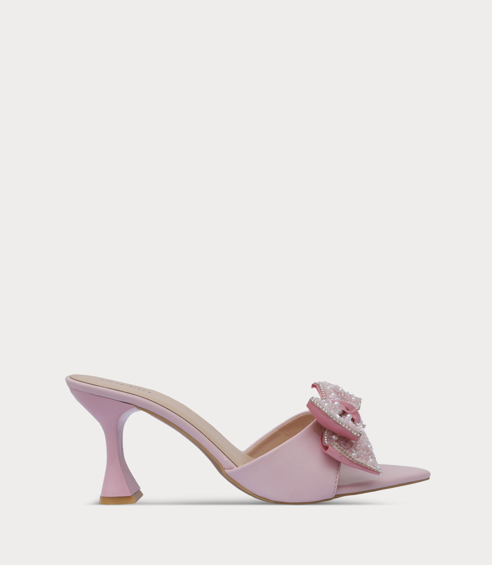 Women Slipper Heels-PINK