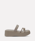 Women Platform Slipper-BEIGE