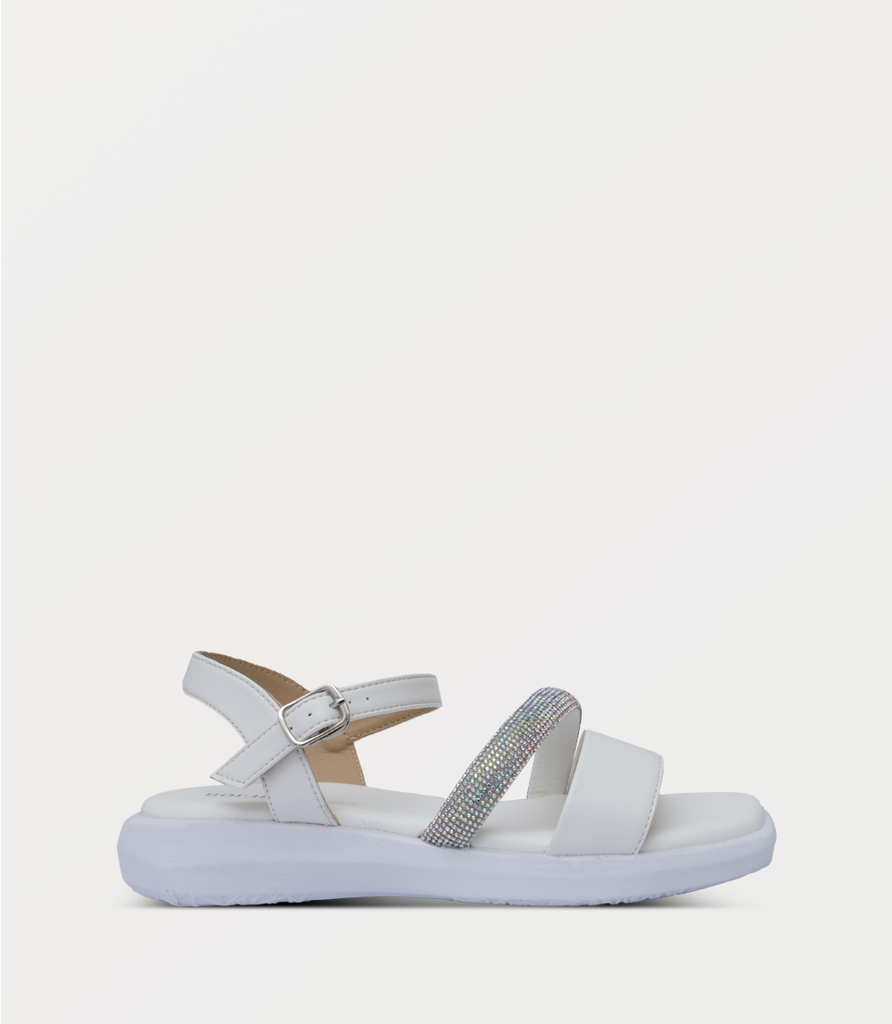 Women Comfort Sandal-WHITE