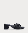 Women Slipper Heels-BLACK