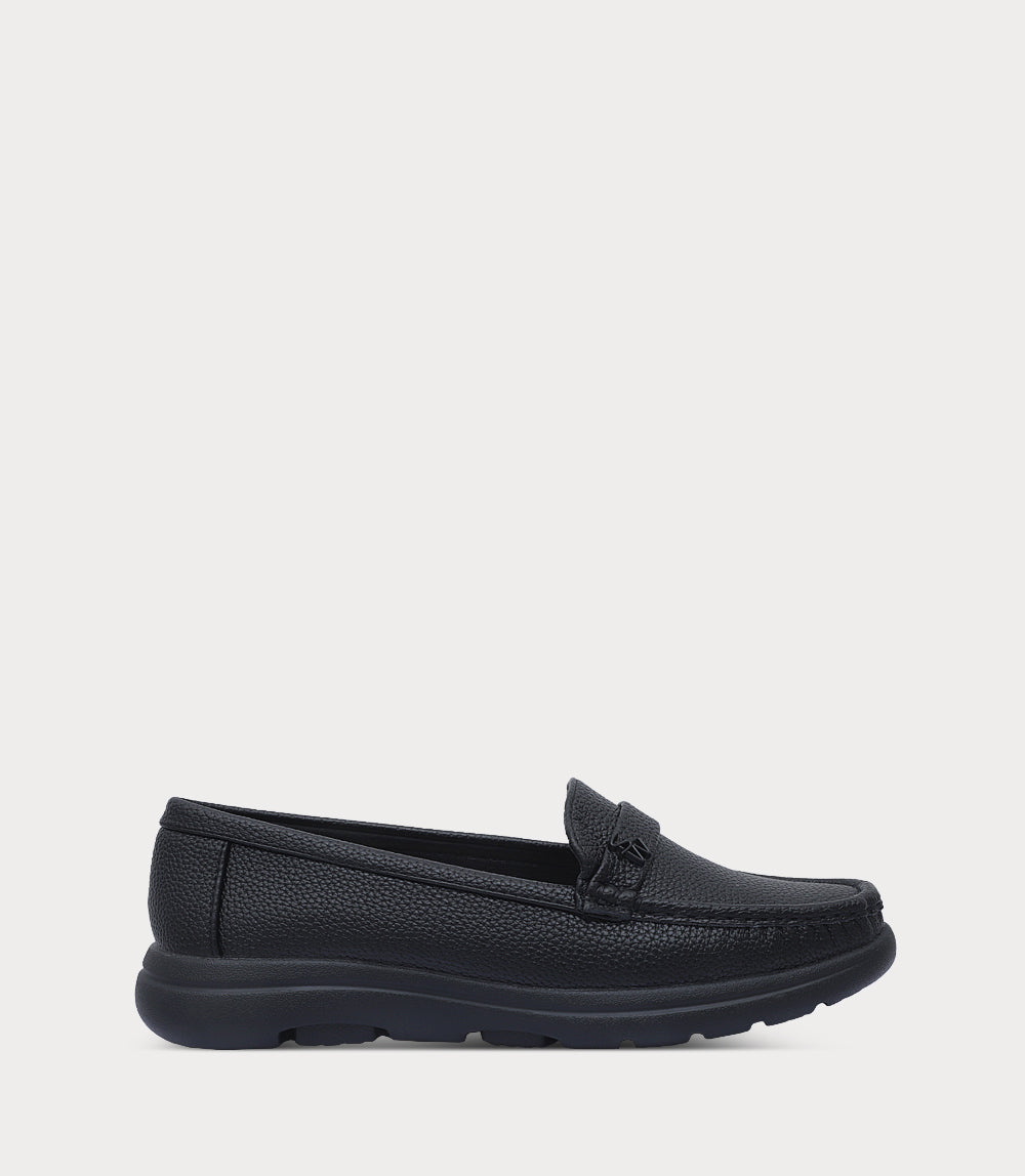 Women Moccasin-BLACK