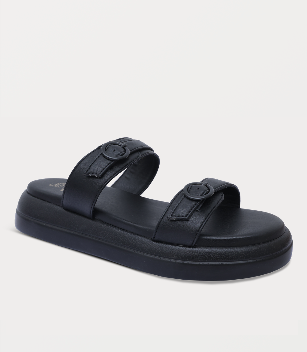 Women Comfort Slipper-BLACK