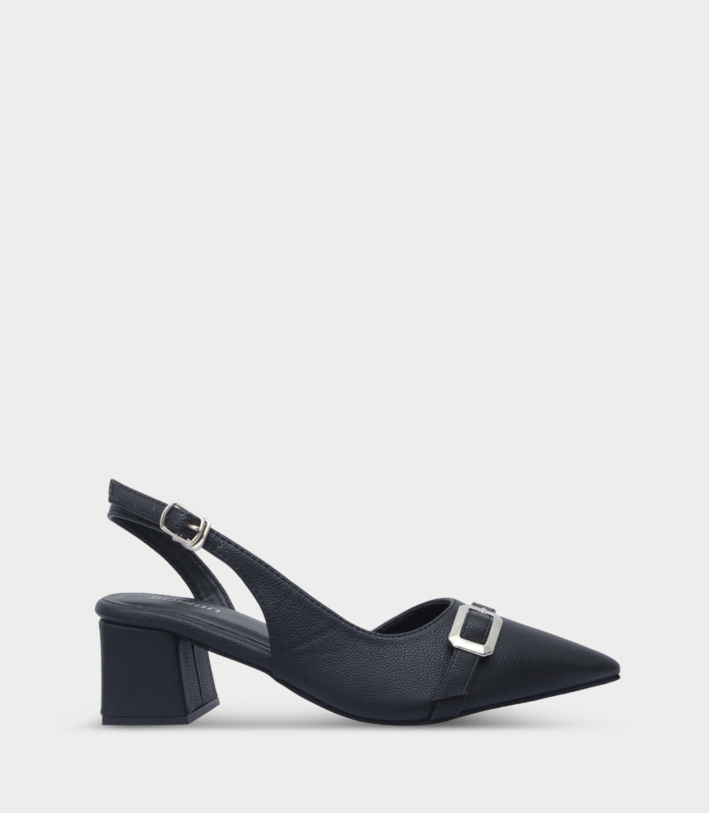 Women Sling Back-BLACK