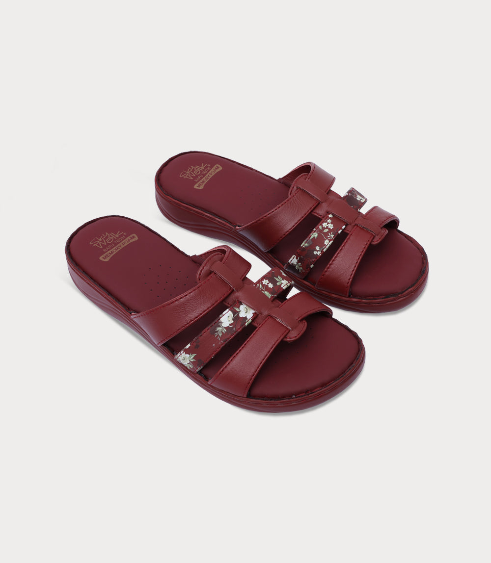 Women Comfort Slipper-MAROON
