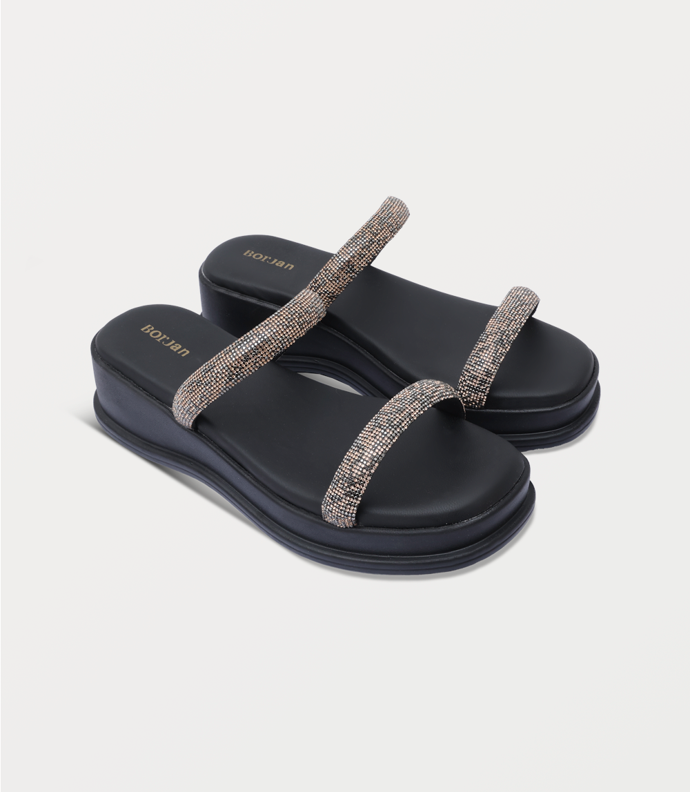 Women Comfort Slipper-BLACK