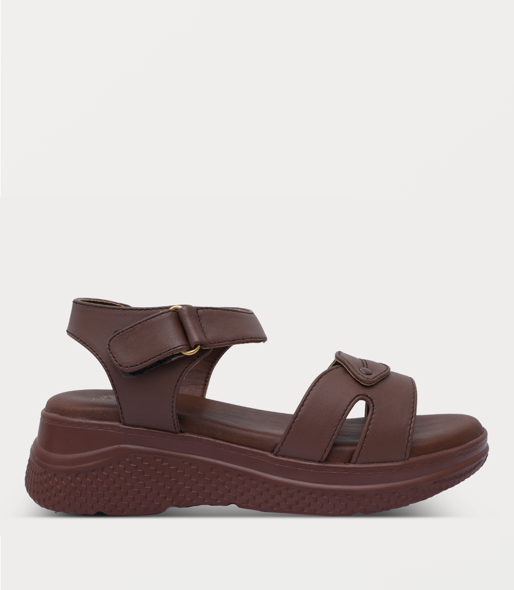 Women Comfort Sandal-BROWN