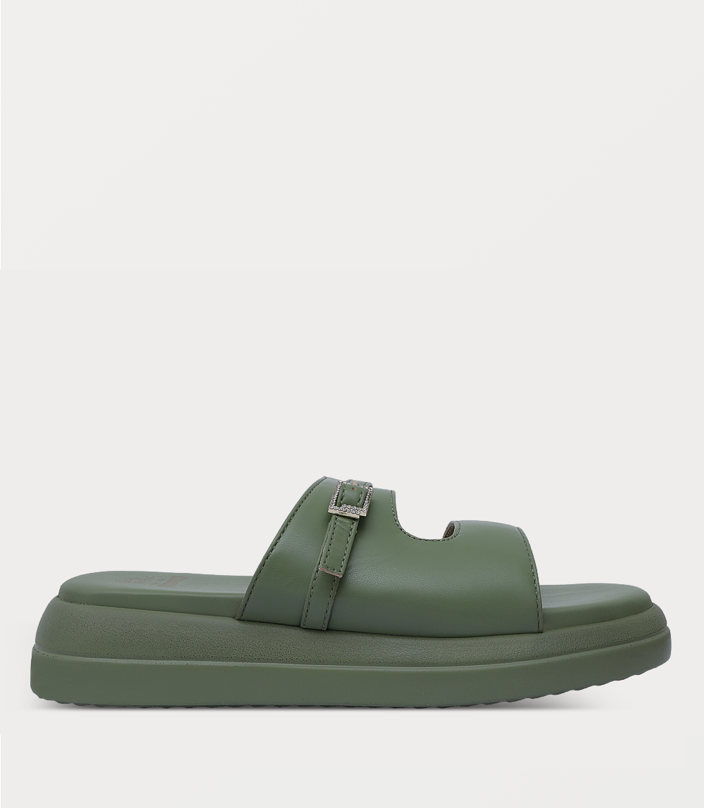Women Comfort Slipper-GREEN