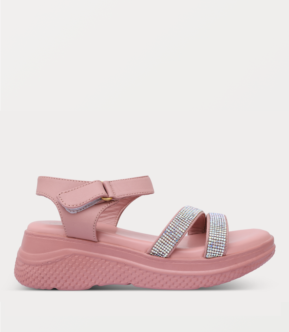 Women Comfort Sandal-TEA PINK