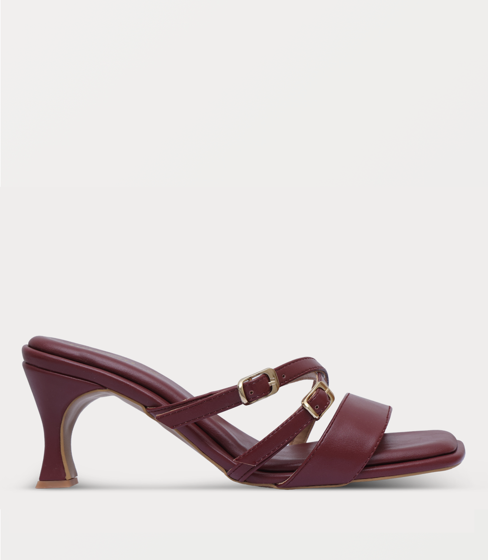 Women Slipper Heels-MAROON