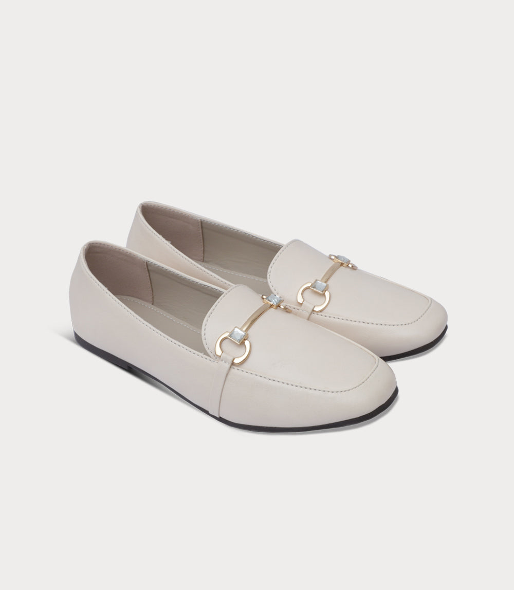 Women Moccasin-IVORY