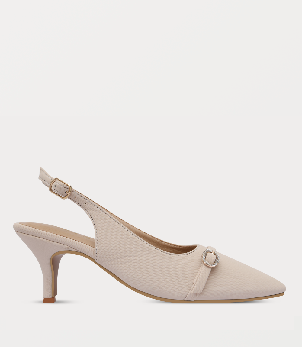 Women Sling Back-IVORY