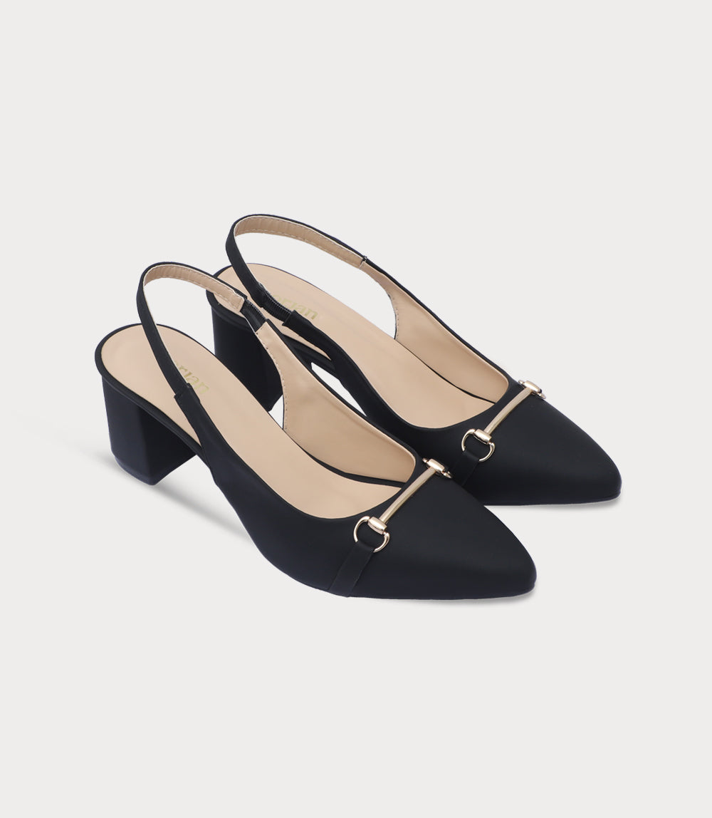 Women Sling Back-BLACK