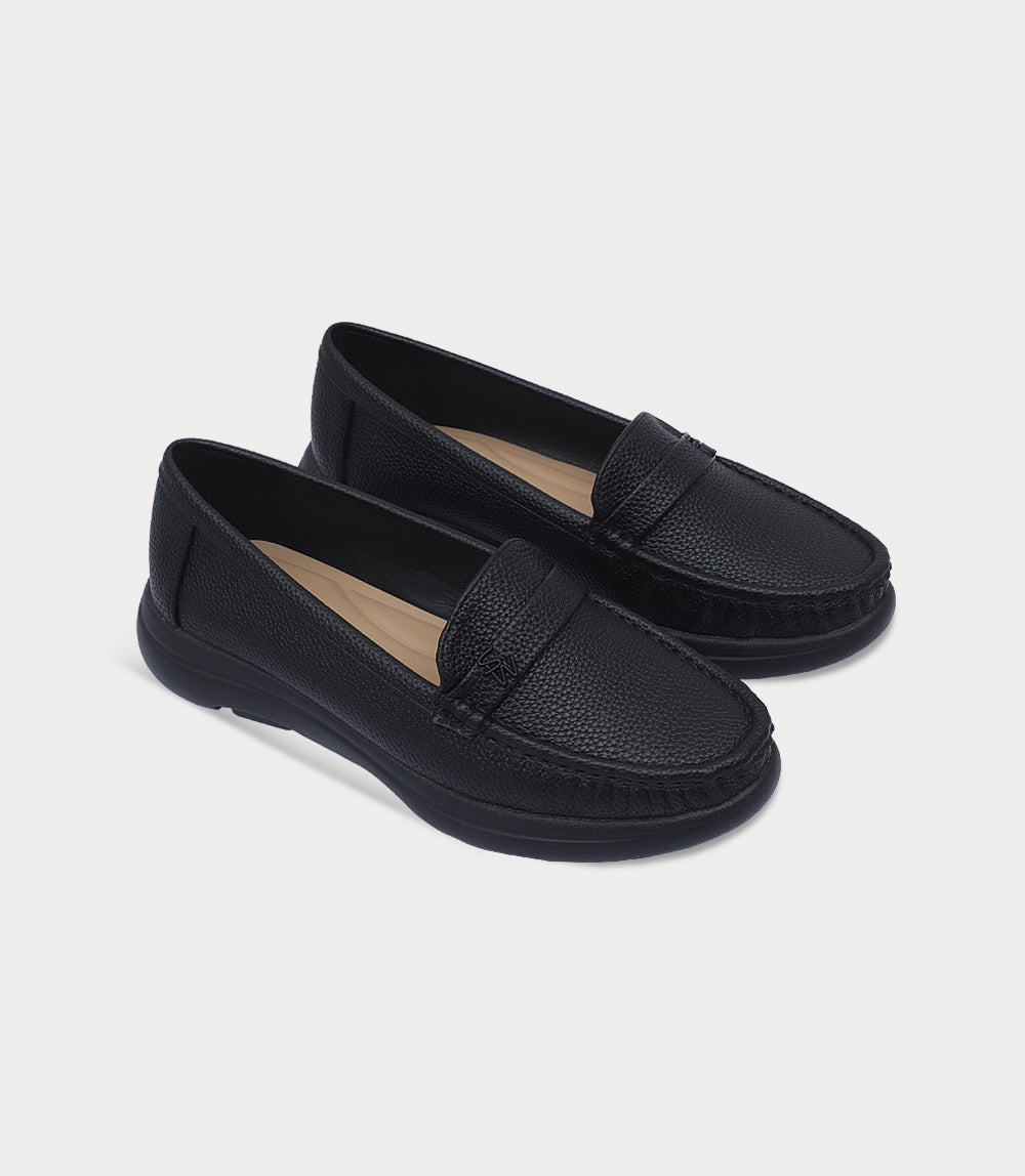 Women Moccasin-BLACK