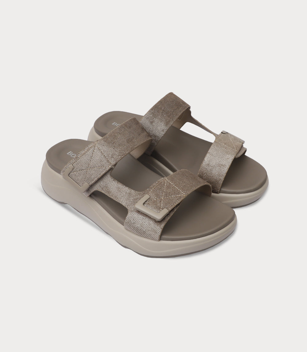 Women Comfort Slipper-KHAKI