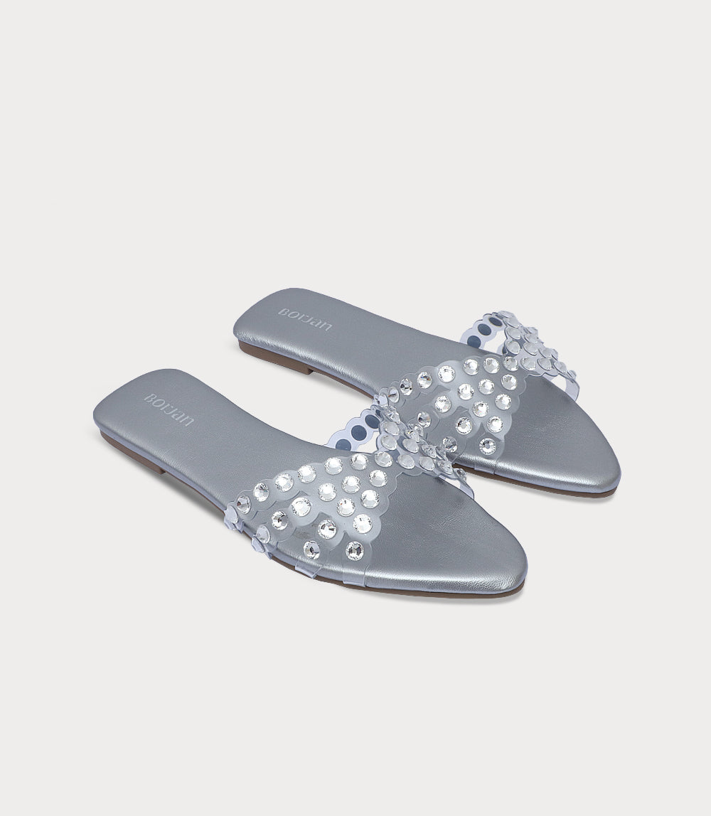 Women Slipper-SILVER