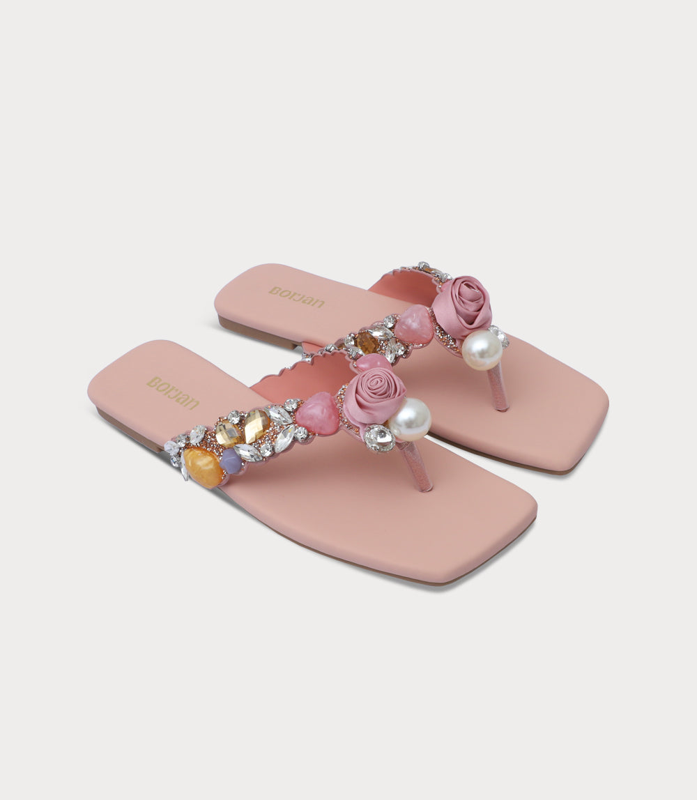 Women Chappal-TEA PINK