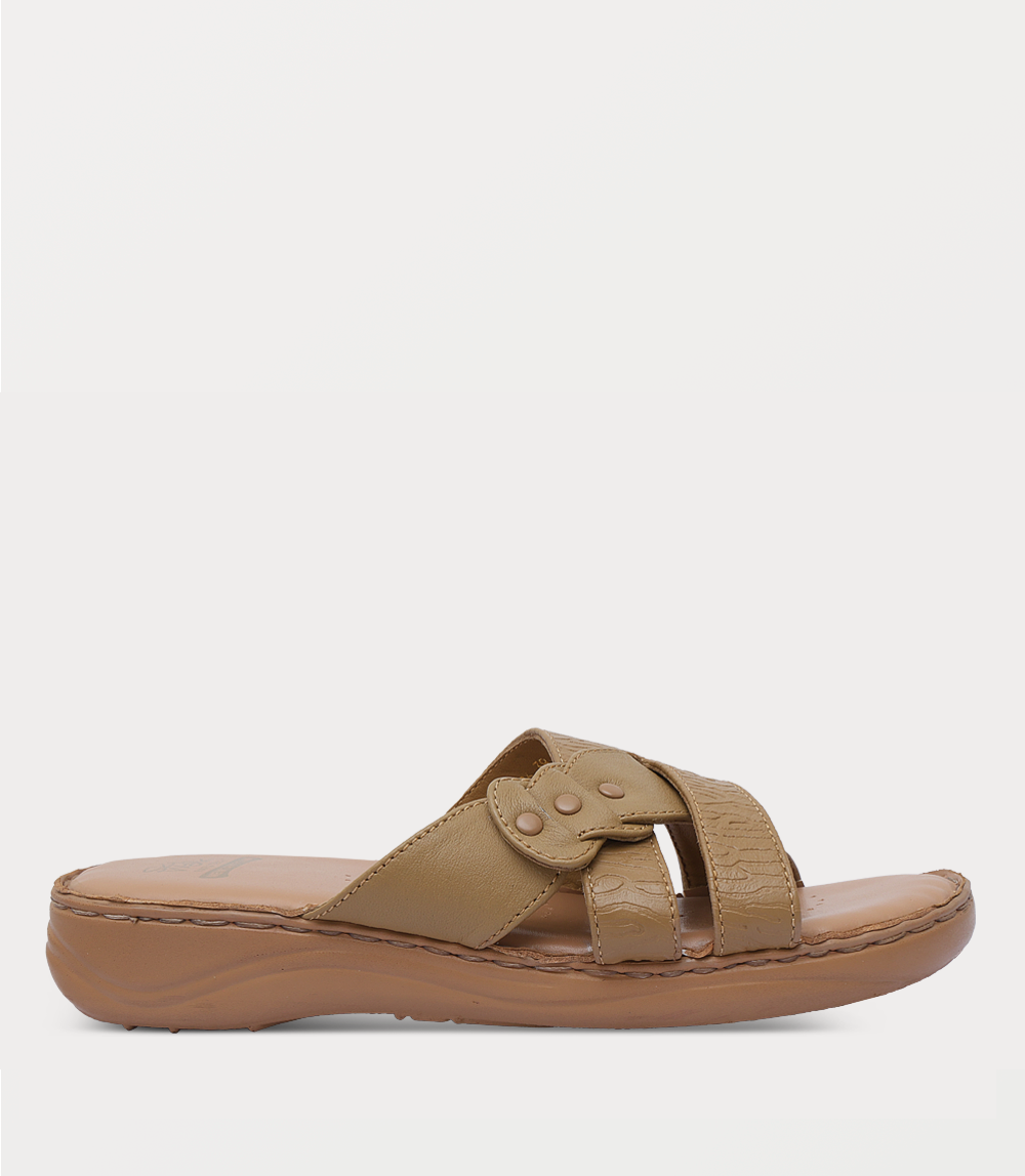 Women Comfort Slipper-MUSTARD