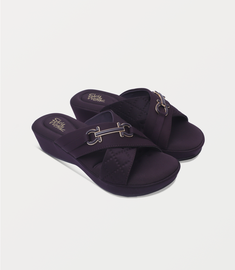 Women Comfort Slipper-PLUM